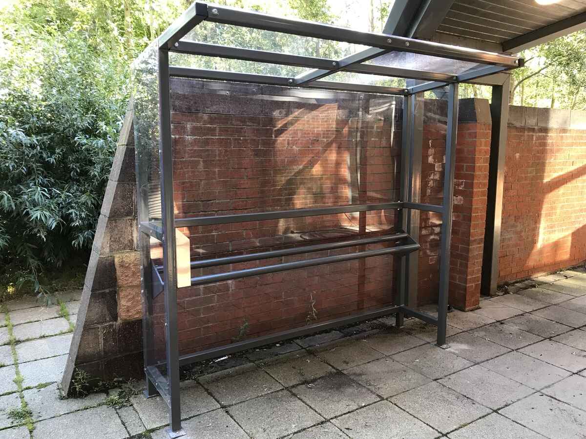 Standard Smoking Shelter (With Perch Seat)